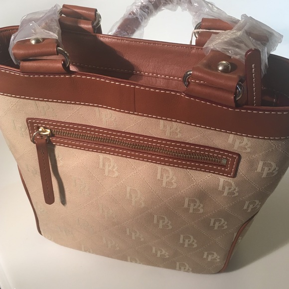 Dooney & Bourke Leather&Canvas Iconic Logo - Picture 5 of 8